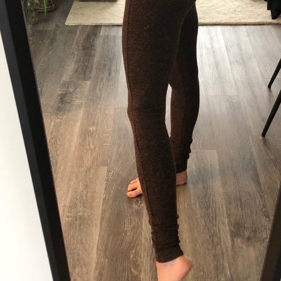 Brown Wool Blend Leggings - XS - Picture 3 of 12